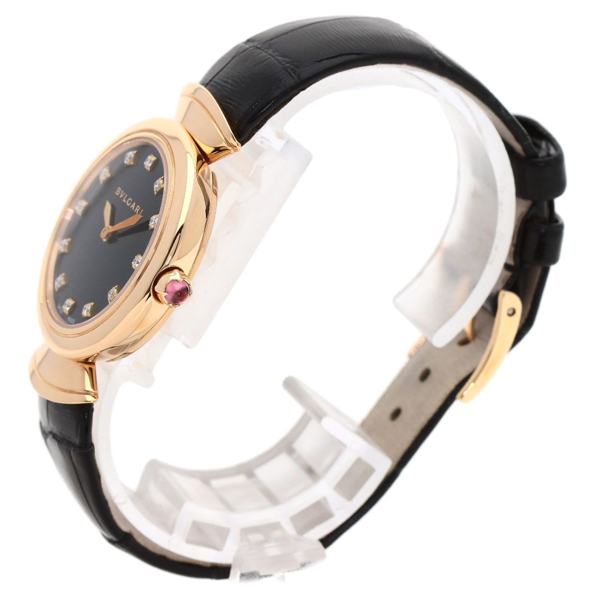 Bvlgari Diva Dream Watch 18K Pink Gold Leather — view 2