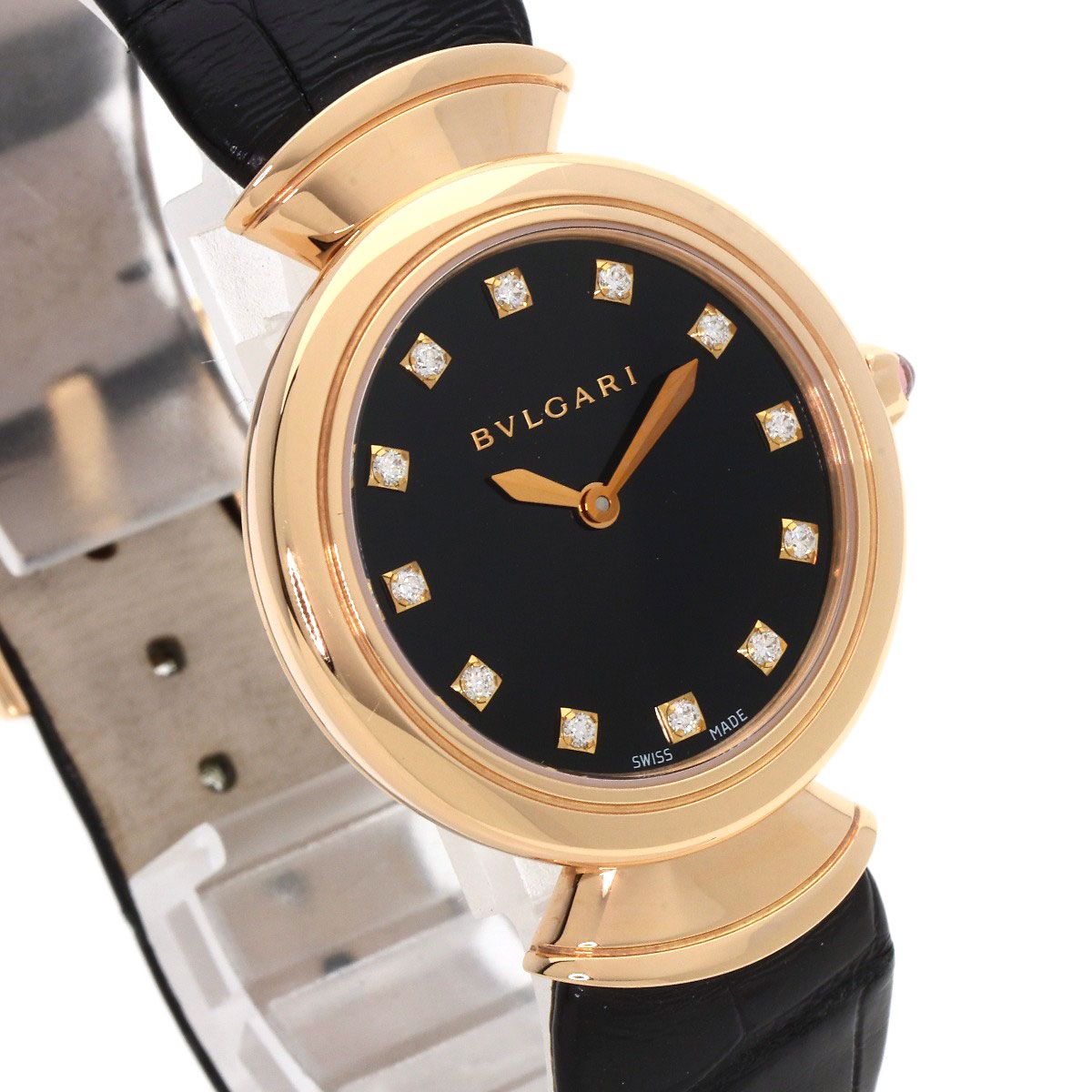 Bvlgari Diva Dream Watch 18K Pink Gold Leather — view 4