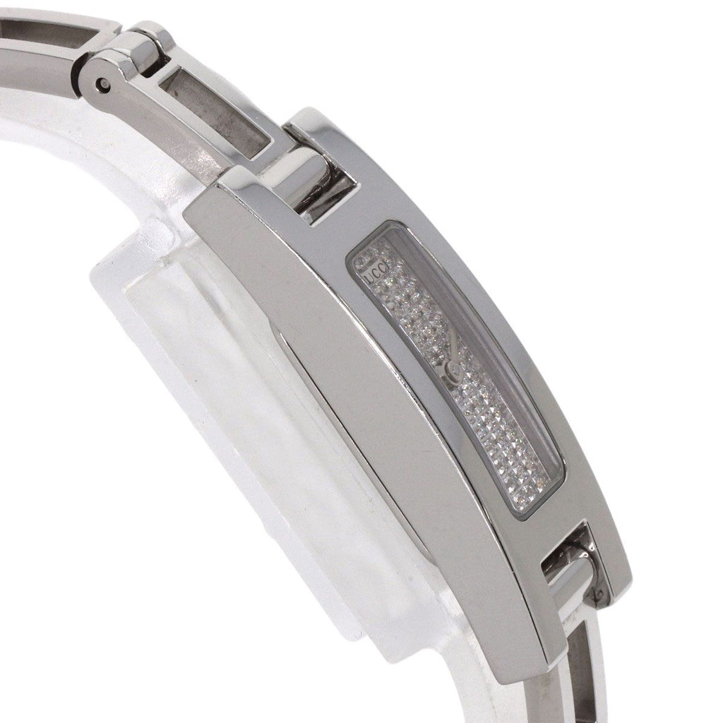Gucci Square Face Dial Diamond Watch SS — view 6