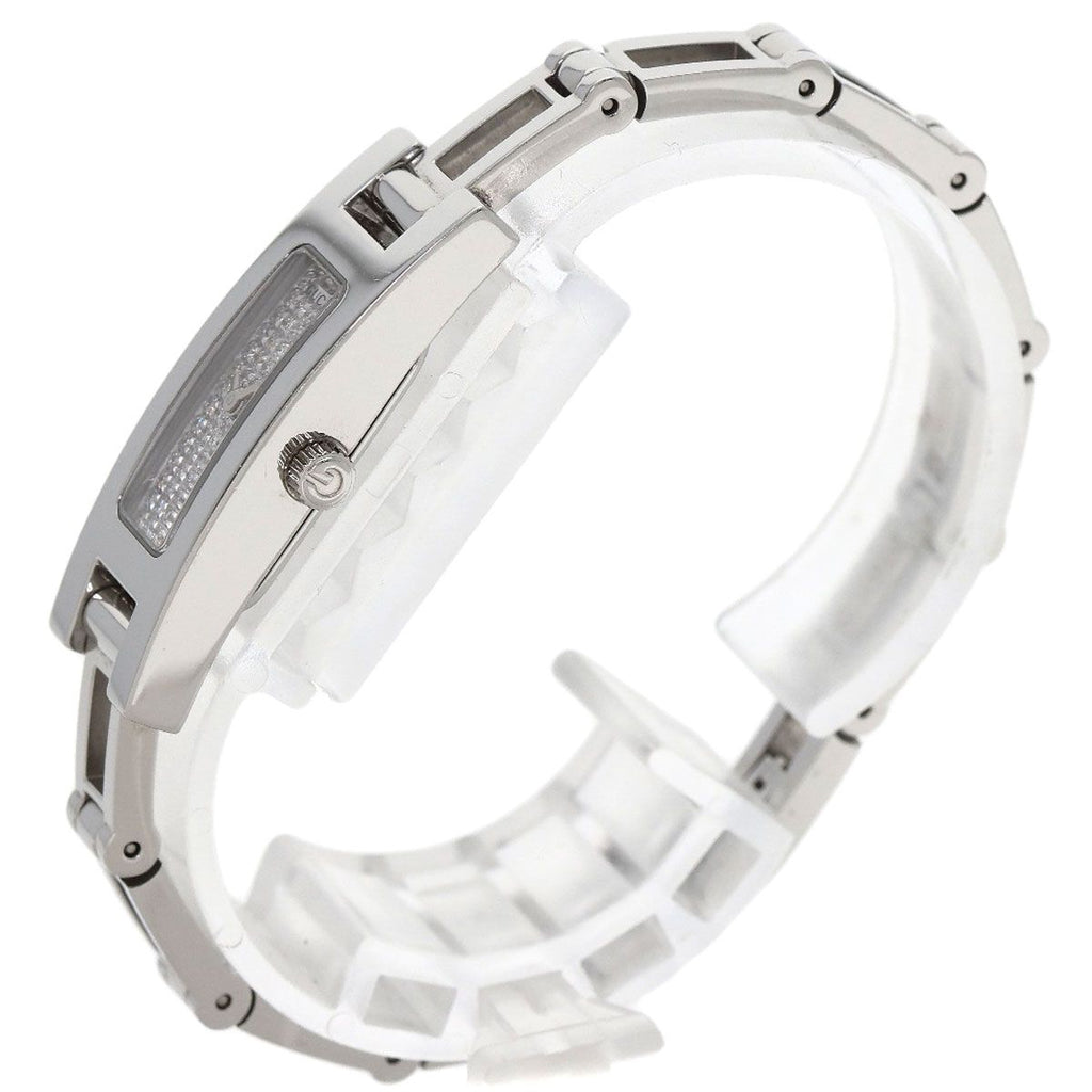 Gucci Square Face Dial Diamond Watch SS — view 2