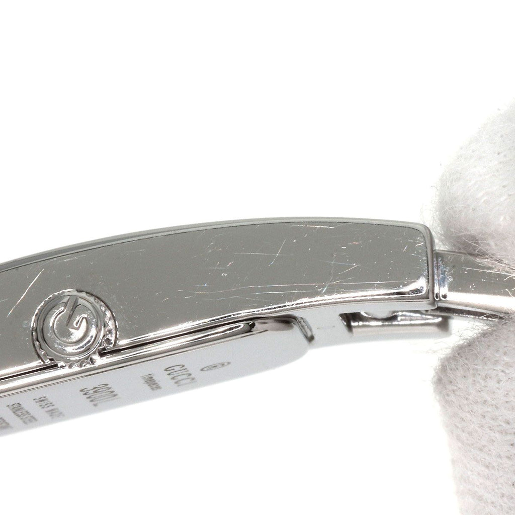Gucci Square Face Dial Diamond Watch SS — view 9