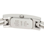 Gucci Square Face Dial Diamond Watch SS — view 7
