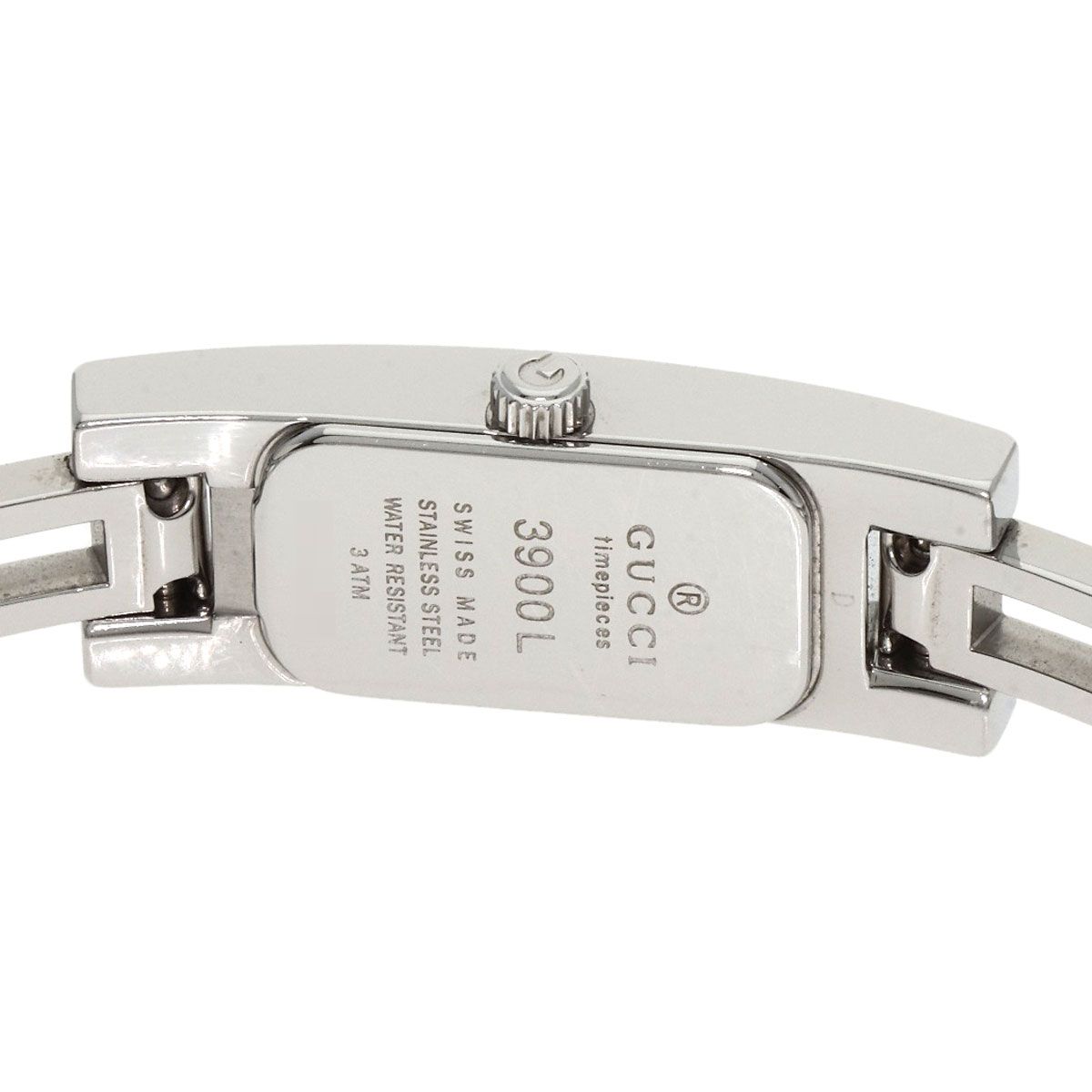 Gucci Square Face Dial Diamond Watch SS — view 7