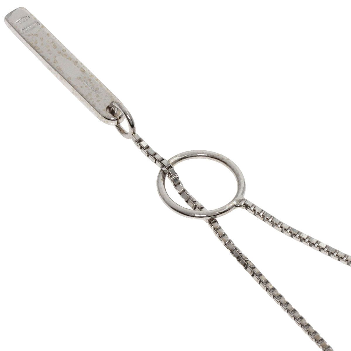 Gucci Lariat Necklace 18K White Gold — view 2