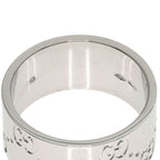 Gucci GG Icon Wide Ring 18K White Gold — view 6