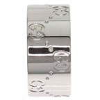 Gucci GG Icon Wide Ring 18K White Gold — view 4