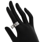Gucci GG Icon Wide Ring 18K White Gold — view 6