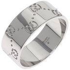 Gucci GG Icon Wide Ring 18K White Gold — view 2