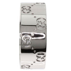 Gucci GG Icon Wide Ring 18K White Gold — view 4