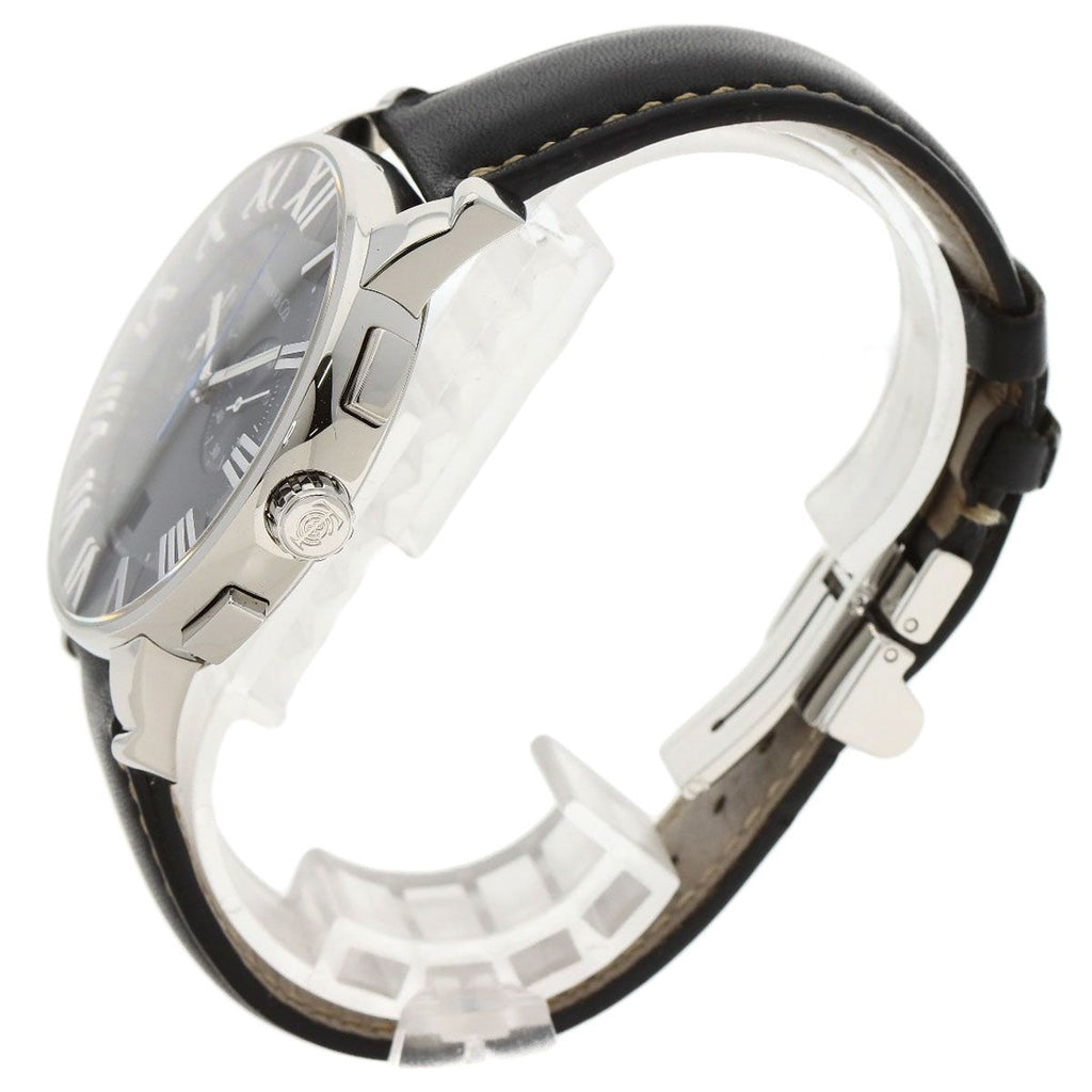Tiffany & Co. Atlas Dome Chronograph Watch SS Leather — view 2