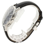 Tiffany & Co. Atlas Dome Chronograph Watch SS Leather — view 2