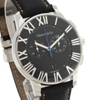 Tiffany & Co. Atlas Dome Chronograph Watch SS Leather — view 4