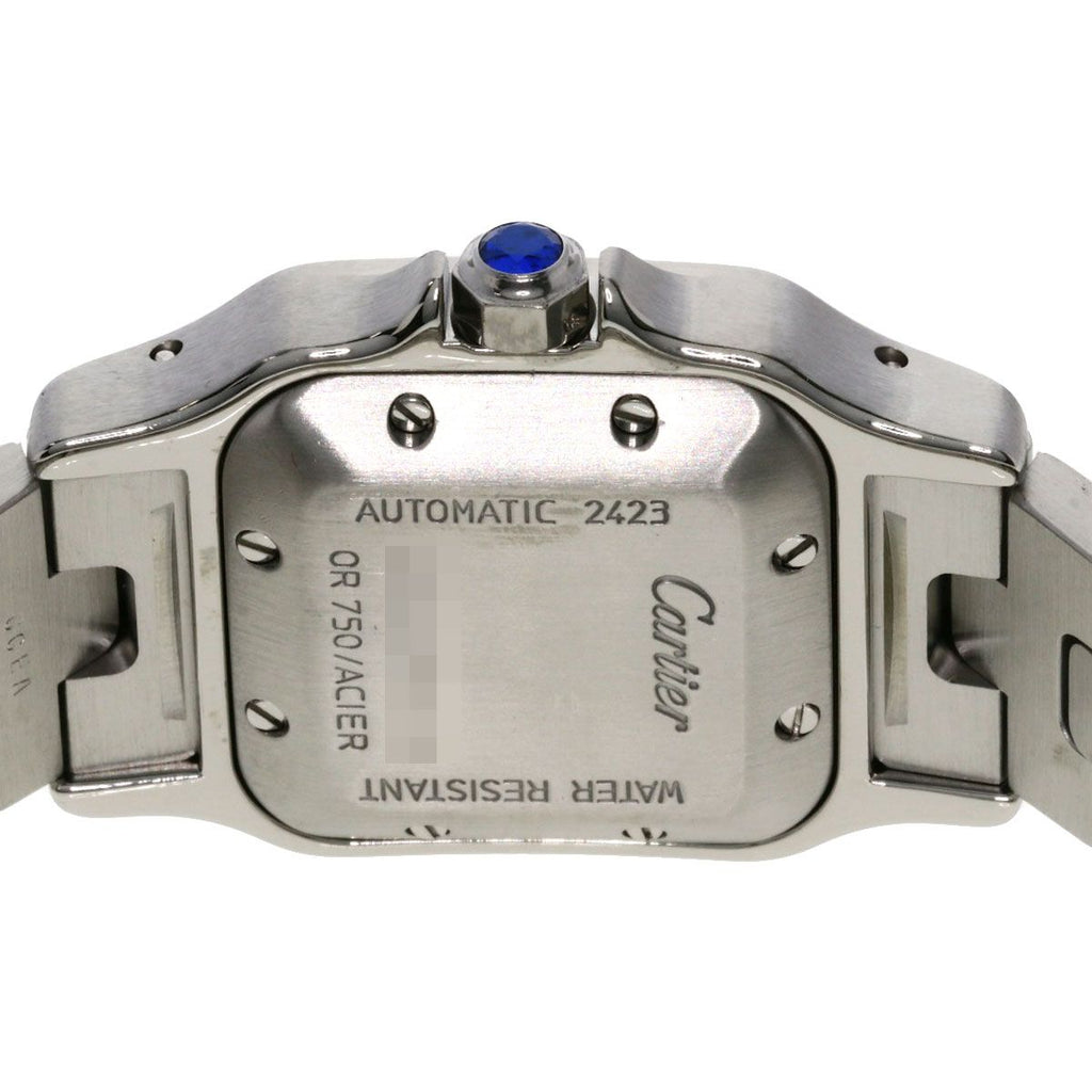 Cartier Santos Galve SM Anniversary Model Watch SS Yellow — view 7