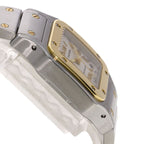 Cartier Santos Galve SM Anniversary Model Watch SS Yellow — view 6