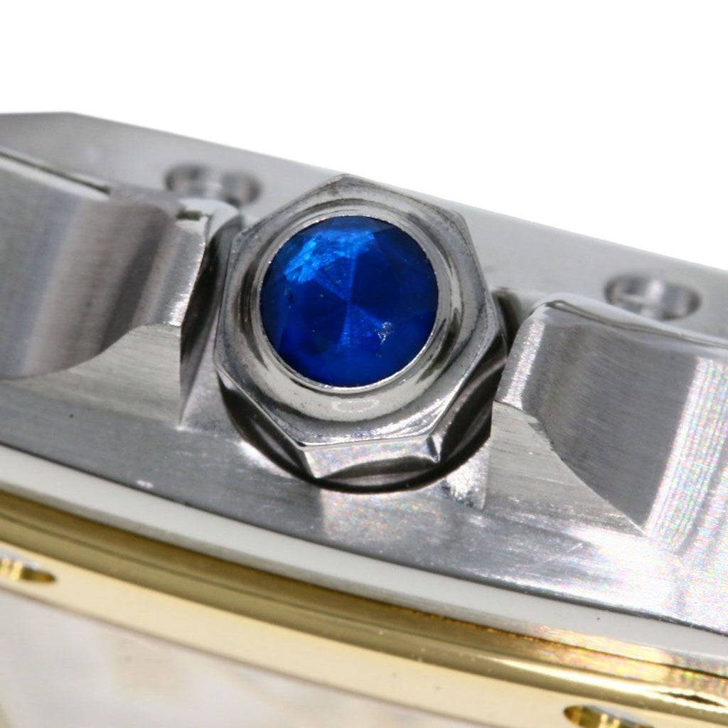 Cartier Santos Galve SM Anniversary Model Watch SS Yellow — view 9