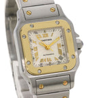 Cartier Santos Galve SM Anniversary Model Watch SS Yellow — view 4