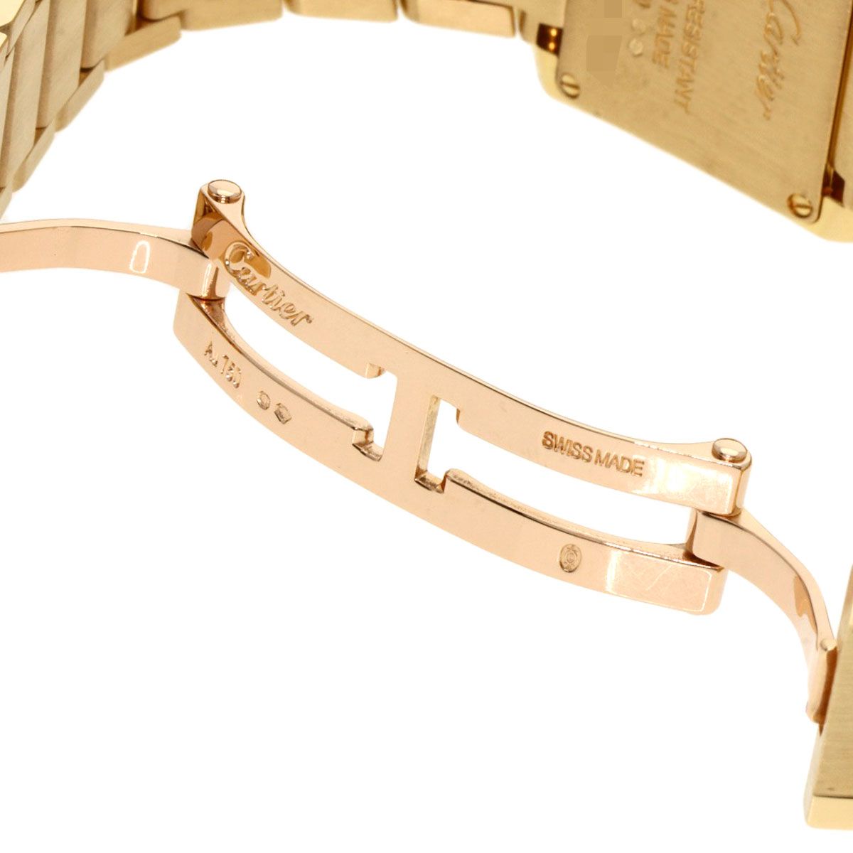 Cartier Tank Francaise SM Diamond Watch 18K Yellow Gold — view 8