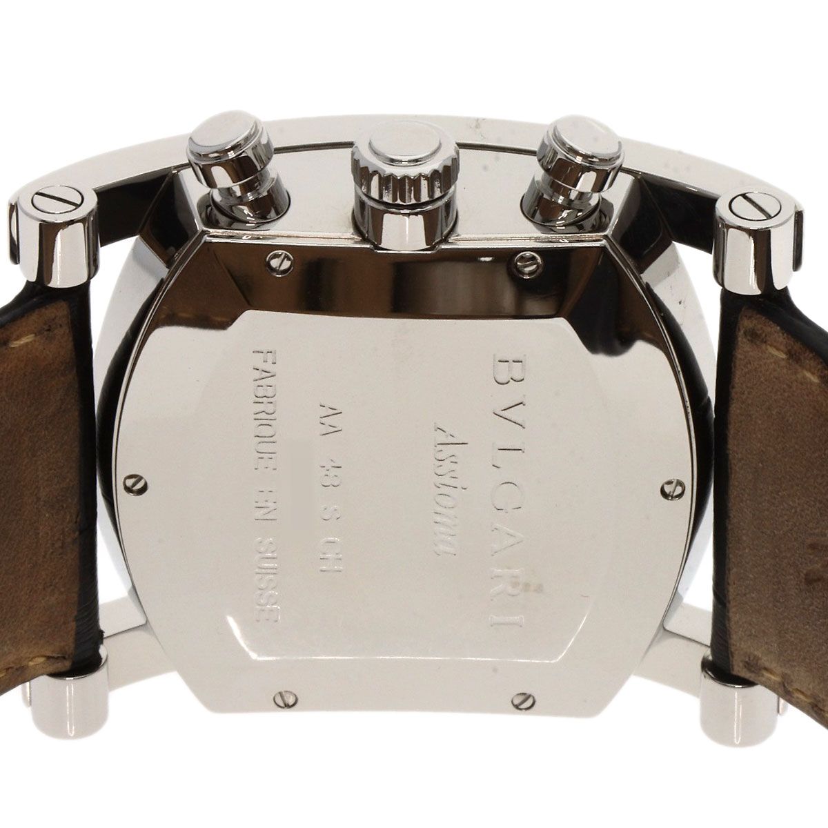 Bvlgari Ashoma Watch SS Leather — view 7