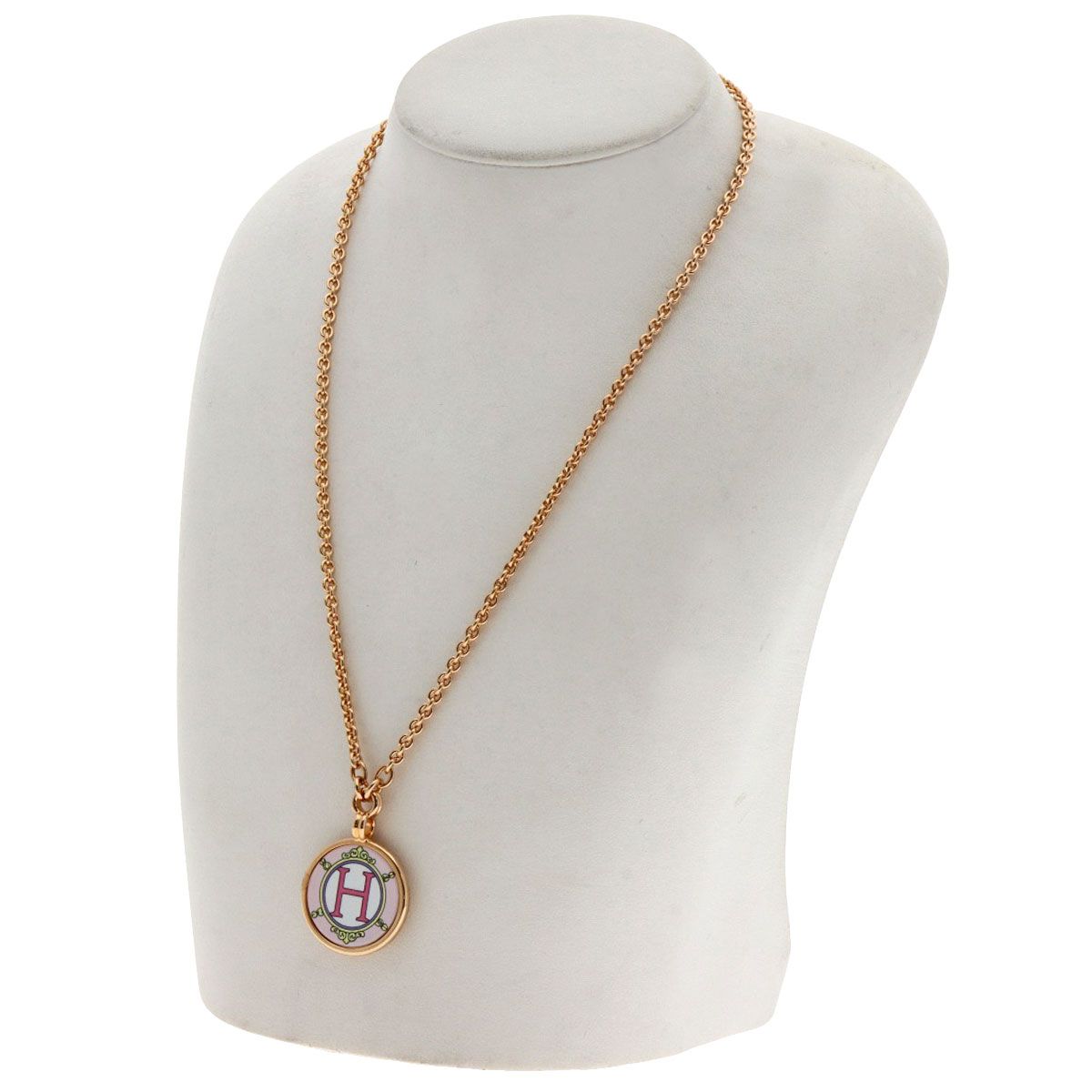 Hermes Medaille Blason PM Necklace — view 5