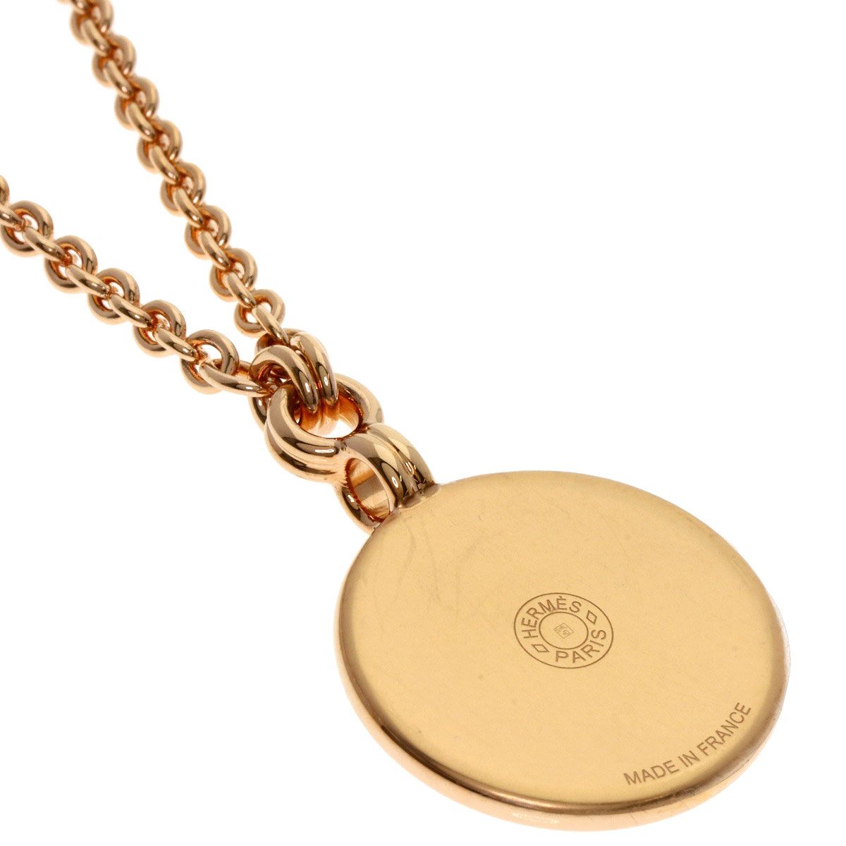 Hermes Medaille Blason PM Necklace — view 2