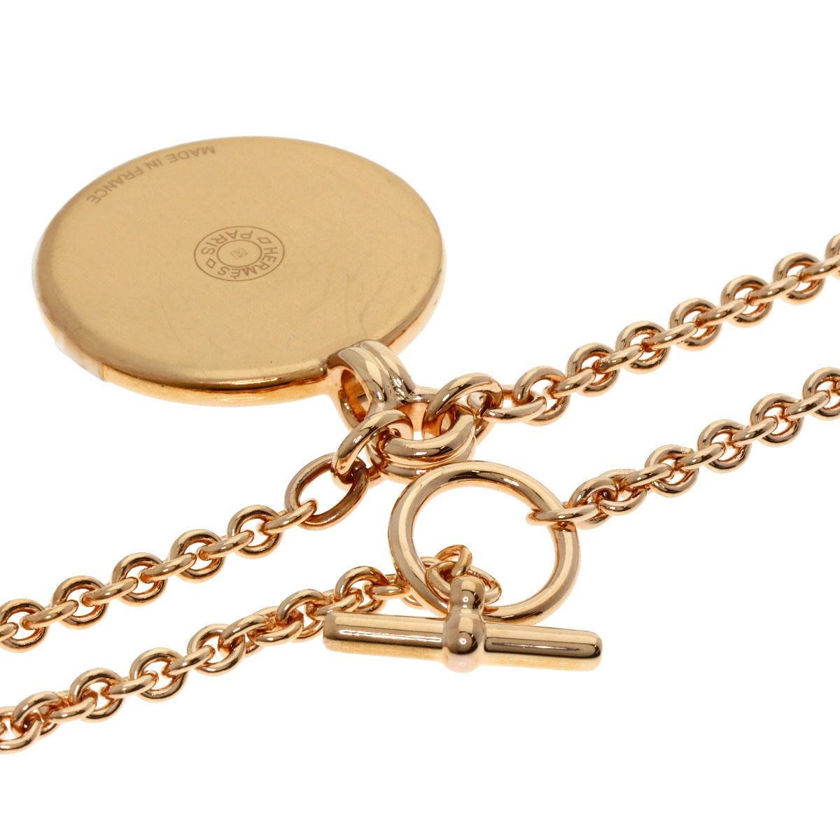Hermes Medaille Blason PM Necklace — view 3