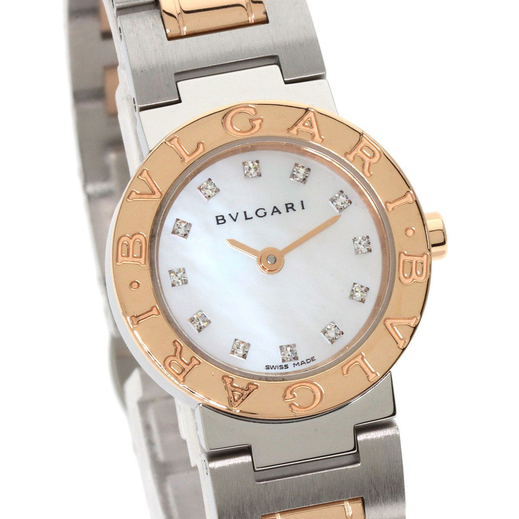 Bvlgari Diamond Watch SS Pink Gold — view 4