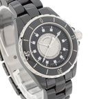Chanel Center Diamond Watch Ceramic — view 4