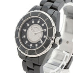 Chanel Center Diamond Watch Ceramic — view 3