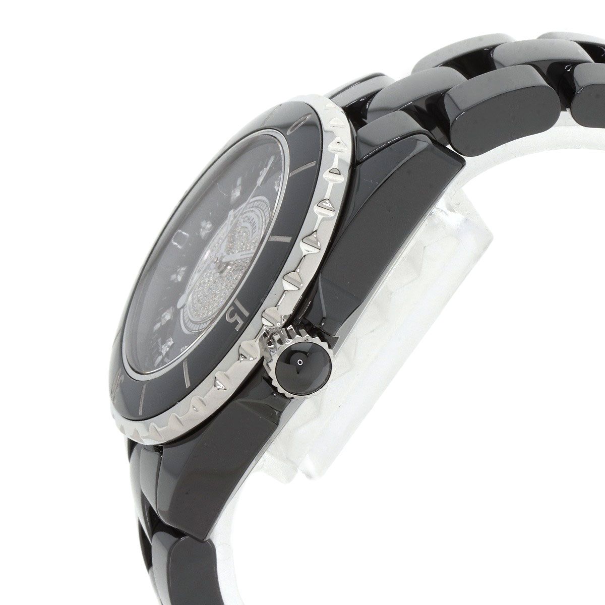 Chanel Center Diamond Watch Ceramic — view 5