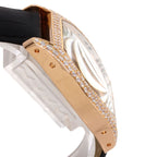 Cartier Tortu LM Diamond Watch 18K Pink Gold Leather — view 6
