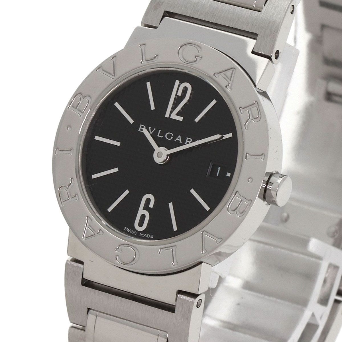 Bvlgari Watch SS Black — view 3