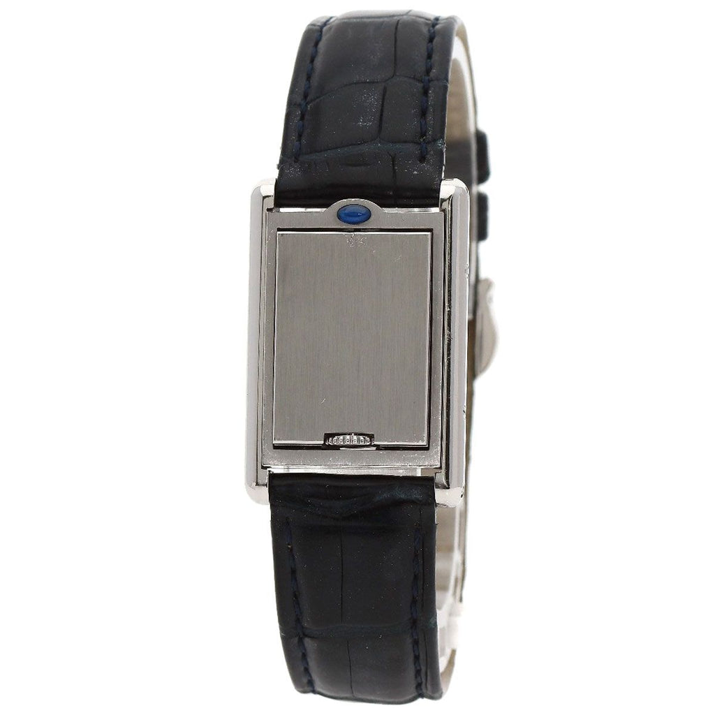 Cartier Tank Basculant SM Watch SS Leather — view 2