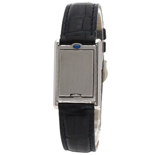 Cartier Tank Basculant SM Watch SS Leather — view 2
