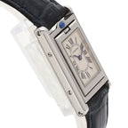 Cartier Tank Basculant SM Watch SS Leather — view 7
