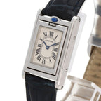 Cartier Tank Basculant SM Watch SS Leather — view 4