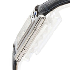 Cartier Tank Basculant SM Watch SS Leather — view 6