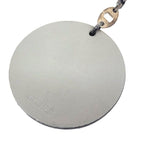 Hermes Rabbit Charm Key Holder Chain Leather Gray Animal — view 2