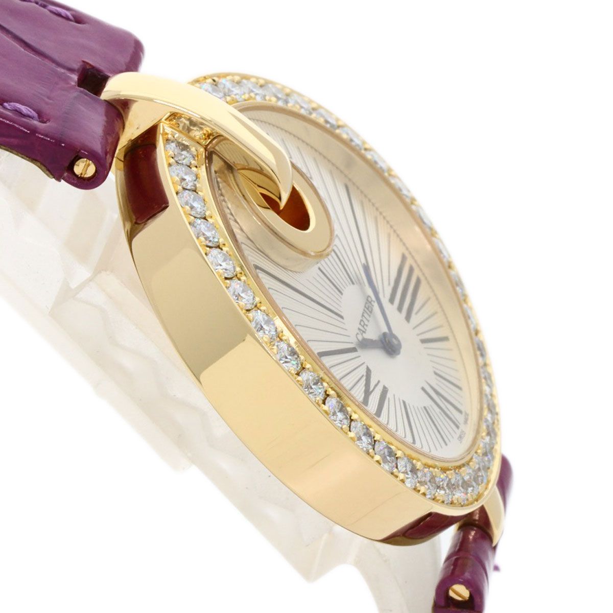 Cartier Captive de LM Watch 18K Yellow Gold Leather — view 6
