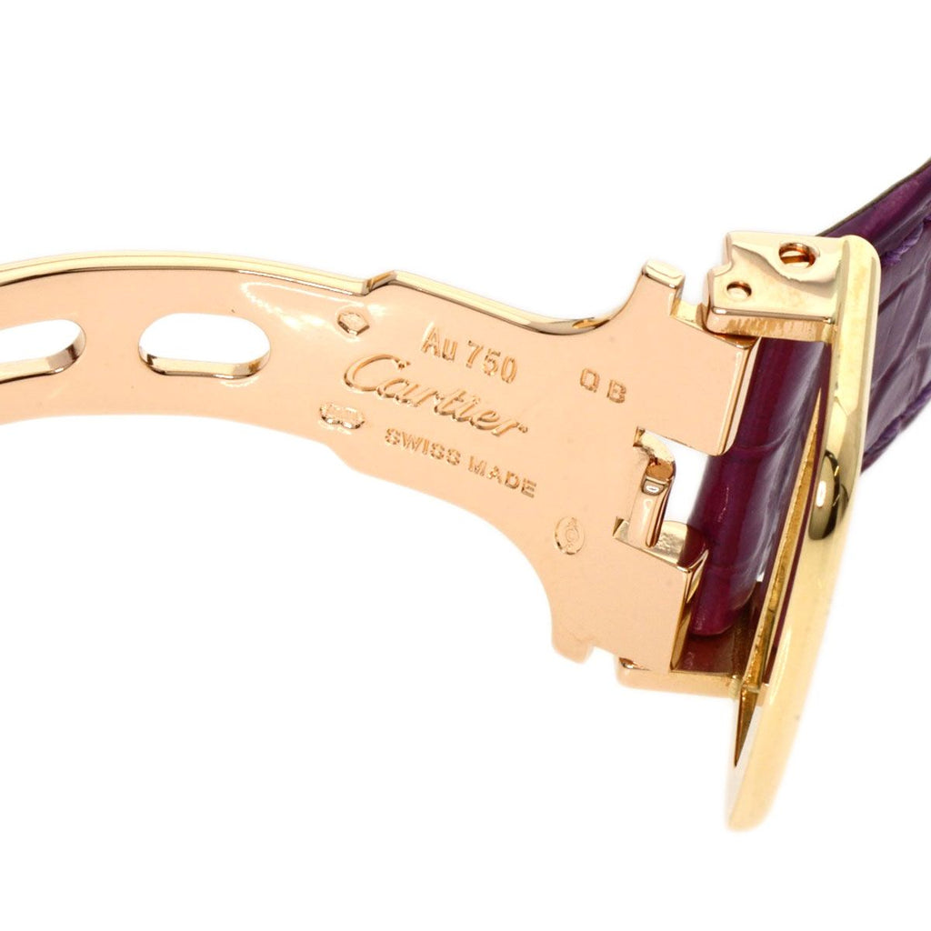 Cartier Captive de LM Watch 18K Yellow Gold Leather — view 9