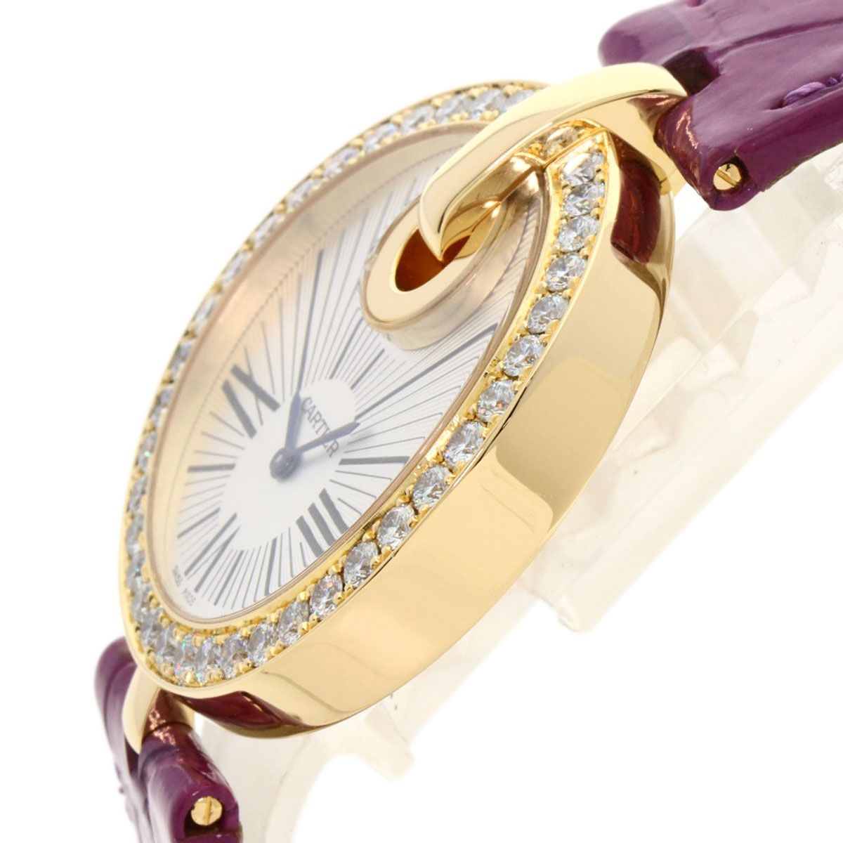 Cartier Captive de LM Watch 18K Yellow Gold Leather — view 5