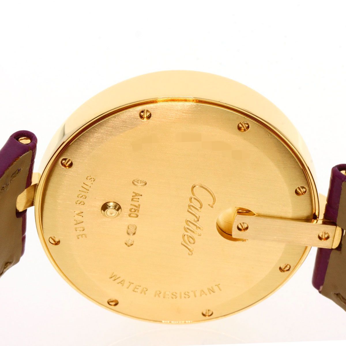 Cartier Captive de LM Watch 18K Yellow Gold Leather — view 7