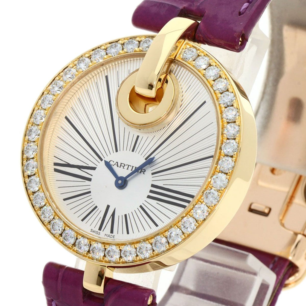 Cartier Captive de LM Watch 18K Yellow Gold Leather — view 3