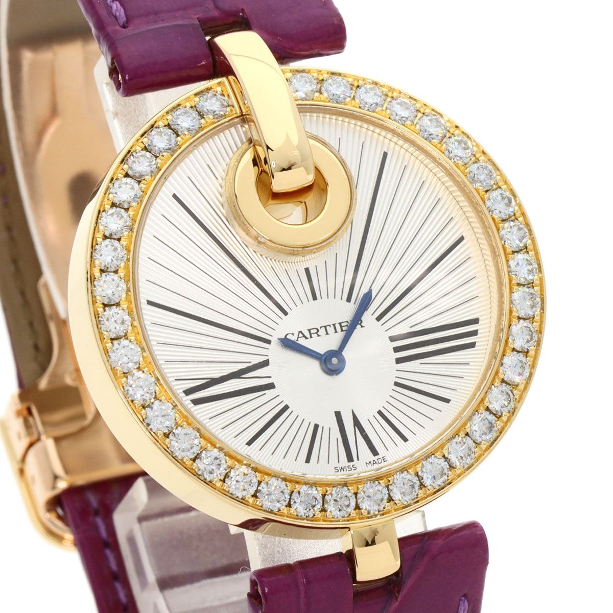 Cartier Captive de LM Watch 18K Yellow Gold Leather — view 4