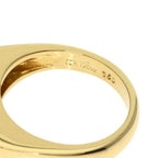 Dior CD Logo Diamond Ring 18K Yellow Gold — view 6