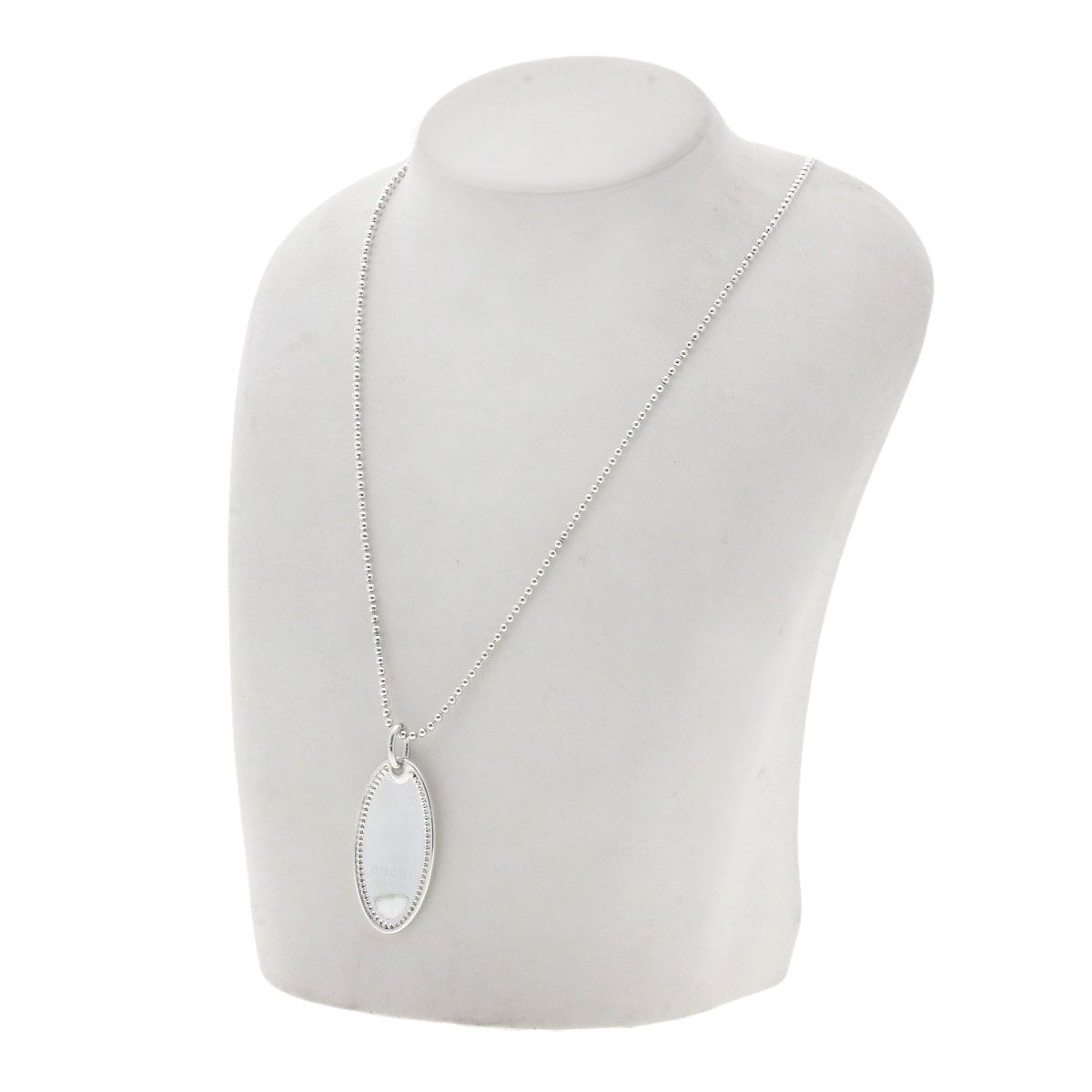 Gucci Logo Plate Necklace — view 4