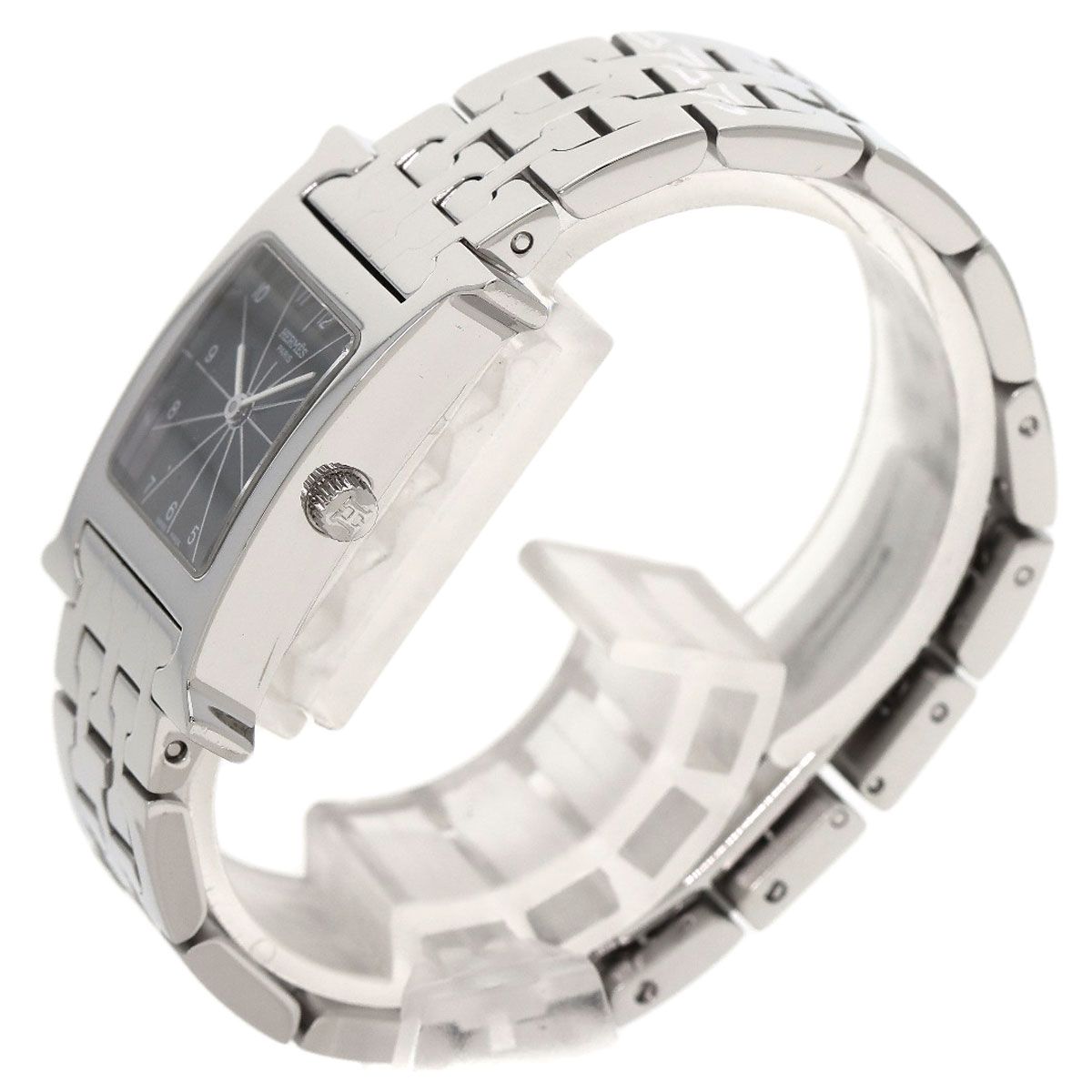 Hermes Watch SS Black — view 2