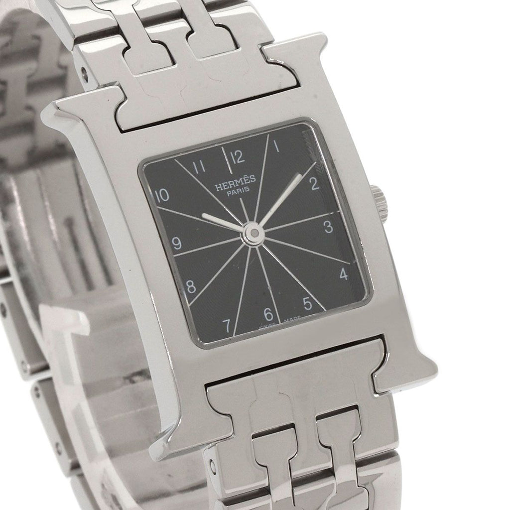 Hermes Watch SS Black — view 4