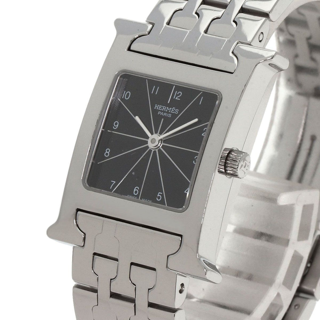 Hermes Watch SS Black — view 3