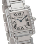 Cartier Tank Francaise SM Watch 18K White Gold — view 4