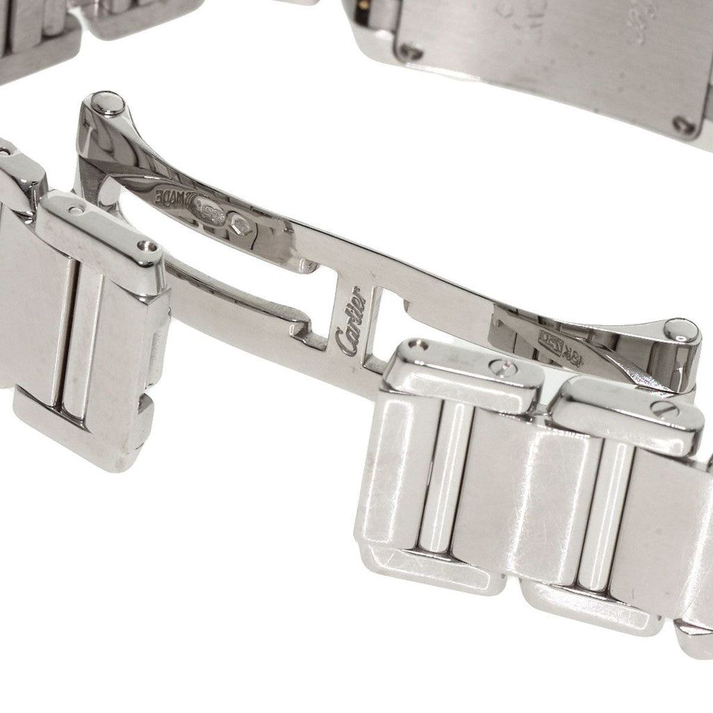 Cartier Tank Francaise SM Watch 18K White Gold — view 8